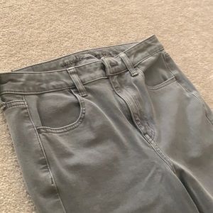 American Eagle Gray High Waisted Jeggings